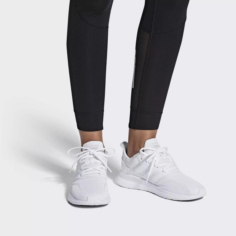 Adidas Runfalcon Tenis Para Correr Blancos Para Mujer (MX-53895)